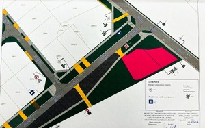 Zdjęcie 1: Schemat czasowej organizacji ruchu w rejonie ulic Pułaskiego i gen. Bema w Grajewie. Na mapie zaznaczono projektowane oznakowanie, w tym zakaz wjazdu oraz zmiany dotyczące kierunku ruchu.
Zdjęcie 3: Schemat czasowej organizacji ruchu w rejonie ulic Pułaskiego, Szkolnej i Kościuszki w Grajewie. Na planie zaznaczono projektowane oznakowanie oraz odcinki objęte zmianą organizacji ruchu.
Zdjęcie 3: Schemat czasowej organizacji ruchu na ulicy Przemysłowej w Grajewie. Na planie zaznaczono przebieg drogi, oznakowanie oraz miejsca zmian w organizacji ruchu.